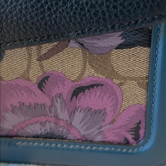 Coach Georgie Kaffe Fassett Leather Shoulder Bag💝 - Picture 7 of 16